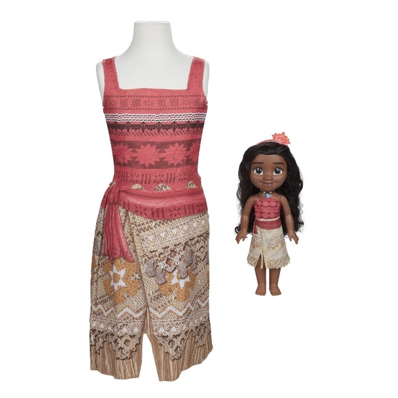💐NIB💐 Disney Princess Moana Doll & Matching Toddler Dress - Picture 2 of 7